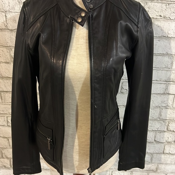 Calvin Klein women’s leather jacket - Picture 2 of 6